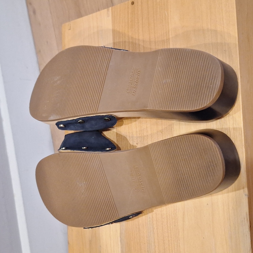 Nearly New Dr Scholl's Wood Original Ombre Gradient Navy 7 - Picture 7 of 8